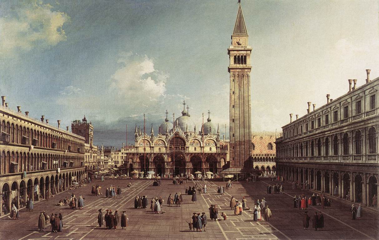 Piazza San Marco with the Basilica fg