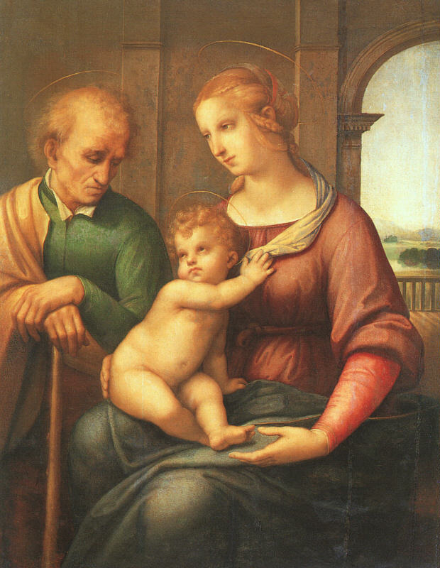 The Holy Family with Beardless St.Joseph