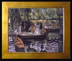 framed oil painting