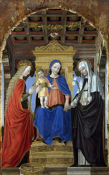 The Mystic Marriage of Saint Catherine of Alexandria and Saint Catherine of Siena