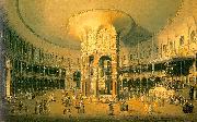 Canaletto Ranelagh, the Interior of the Rotunda oil