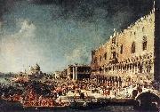 Canaletto Arrival of the French Ambassador in Venice d china oil painting artist