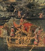 Canaletto Arrival of the French Ambassador in Venice (detail) d china oil painting artist