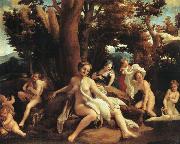 Correggio Leda1 painting