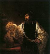 Rembrandt Aristotle with a Bust of Homer china oil painting artist