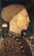 PISANELLO Portrait of Leonello dEste fgg oil