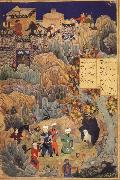 Bihzad Alexander and the hermit china oil painting artist