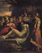 PARMIGIANINO The Entombment oil