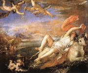 The robbery of Europe  Titian