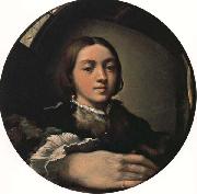 PARMIGIANINO Self-Portrait painting