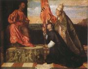 By Pope Alexander six th as the Saint Mala enterprise's hero were introduced that kneels in front of Saint Peter's Ge the cloths wears Salol  Titian