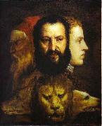 The Allegory of Age Governed by Prudence is thought to depict Titian,  Titian