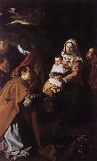 Velasquez Three Oriental doctor's blessing painting