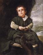 Velasquez Dwarf Juarez painting