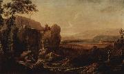 Alexander Landschaft mit Wasserfall oil