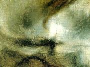 J.M.W.Turner snow storm oil on canvas