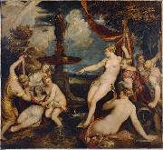 Diana and Callisto by Titian; Kunsthistorisches Museum, Vienna  Titian