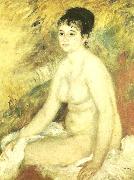 renoir efter badet oil on canvas