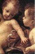 Correggio Virgin and Child with an Angel painting