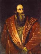 Portrait of Pietro Aretino  Titian