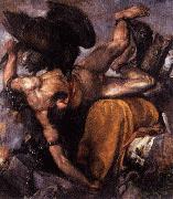 Punishment of Tythus  Titian