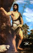 Titian Saint John the Baptist painting