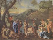 Poussin John Baptizing (mk05) oil