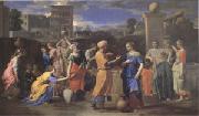 Poussin Eliezer and Rebecca (mk05) oil