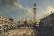 Canaletto Piazza S.Marco con la basilica di fronte (mk21) china oil painting artist