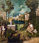 Giorgione The Tempest (nn03) oil