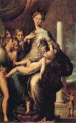 PARMIGIANINO Madonna of the Long Neck oil