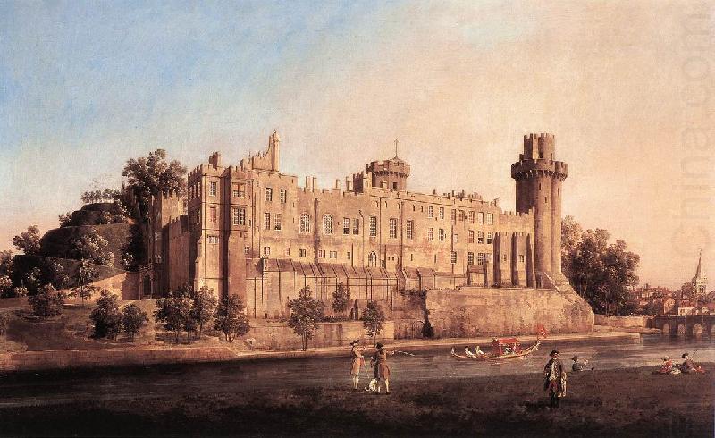 Warwick Castle: the South Front df, Canaletto