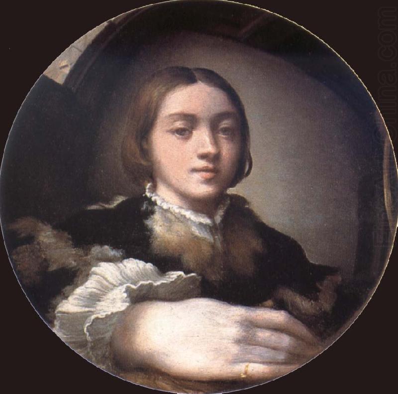 Self-Portrait in a convex mirror, PARMIGIANINO