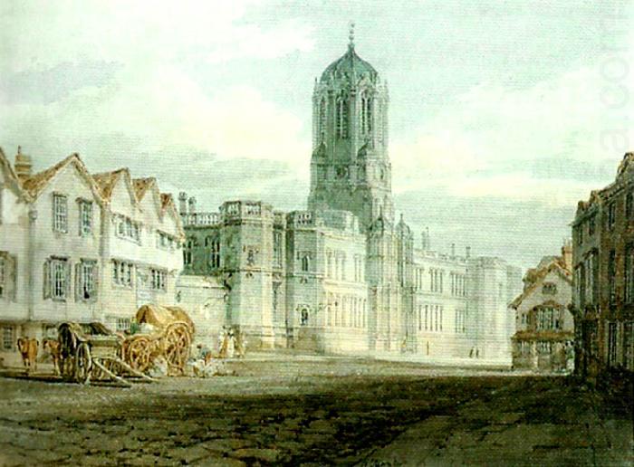 christ church from near carfax, J.M.W.Turner