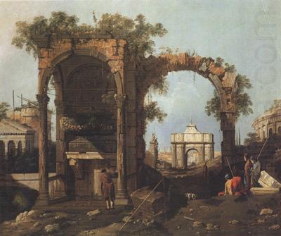 Paesaggio con rovine (mk21), Canaletto